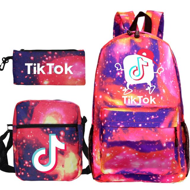 Juego de mochilas escolares Likee Backpack, bandolera, bolsa para lápices