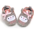 thumbnail image 3 of Infant Baby Boys Girls Slipper Stay On Non Slip Soft Sole Newborn Booties Toddler First Walker Crib House Shoes 0-18 Months, 3 of 7