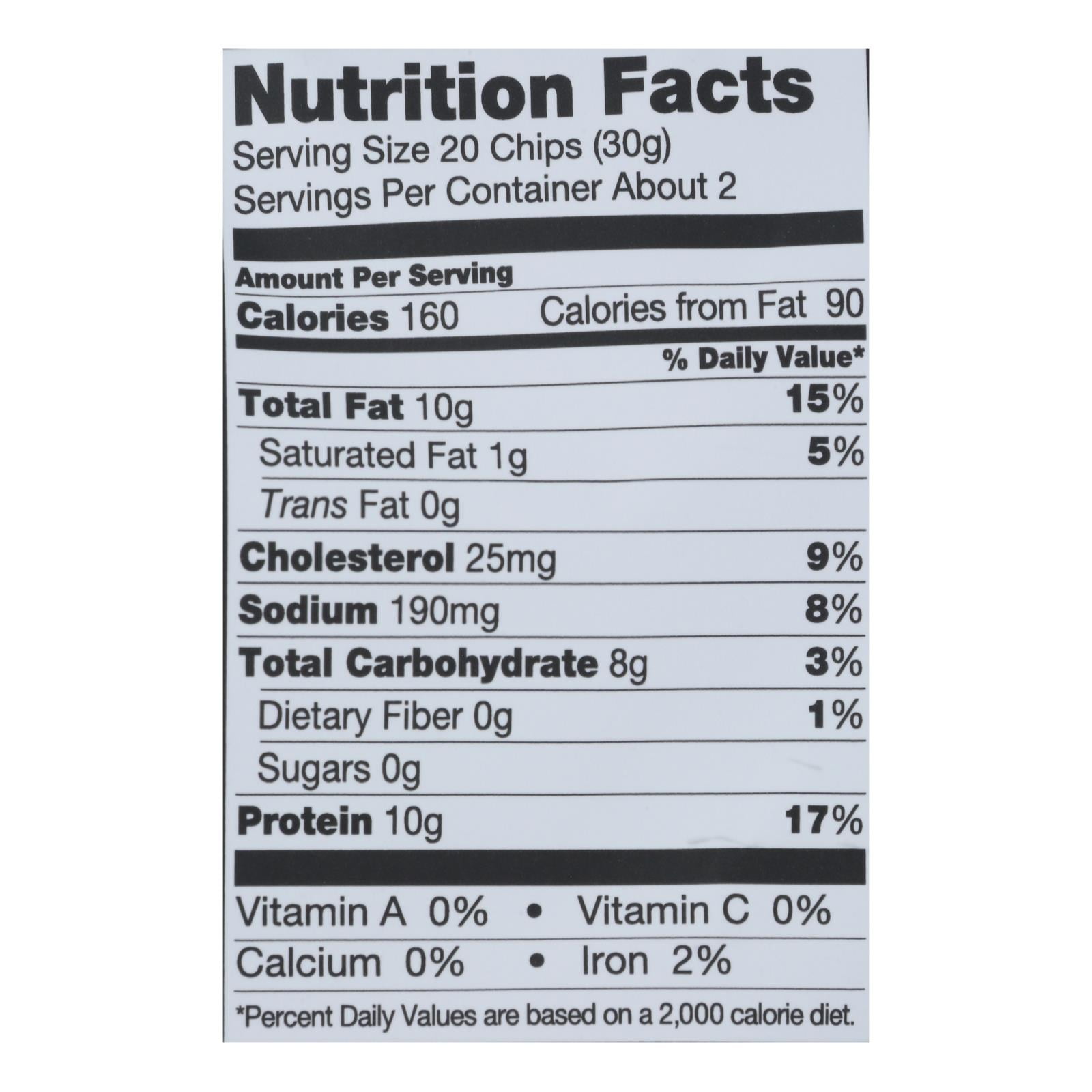 Wilde Gluten Free Sea Salt & Vinegar Chicken Chips, 2.25 oz [Pack of 12]