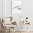 thumbnail image 4 of Hand Reaching For Jesus' Hem Canvas Wall Art, Minimalist Black And White Line Art Decor, Surreal Artwork For Bedroom, Bathroom, Living Room, Ready To Hang 8*12inch(20*31cm), 4 of 6