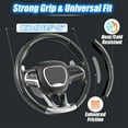 Fit Carbon Fiber Steering Wheel Cover, Universal Hard Car Steering