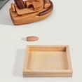 thumbnail image 4 of PAMINGONO Puzzle Storage Square Wooden Tray 1Pack Beige for Enthusiasts Rectangular, 4 of 8