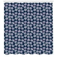 thumbnail image 3 of Ambesonne Rose Shower Curtain, Romantic Rose Flower Blossoms, 69"Wx75"L, Indigo Aqua Lilac, 3 of 3