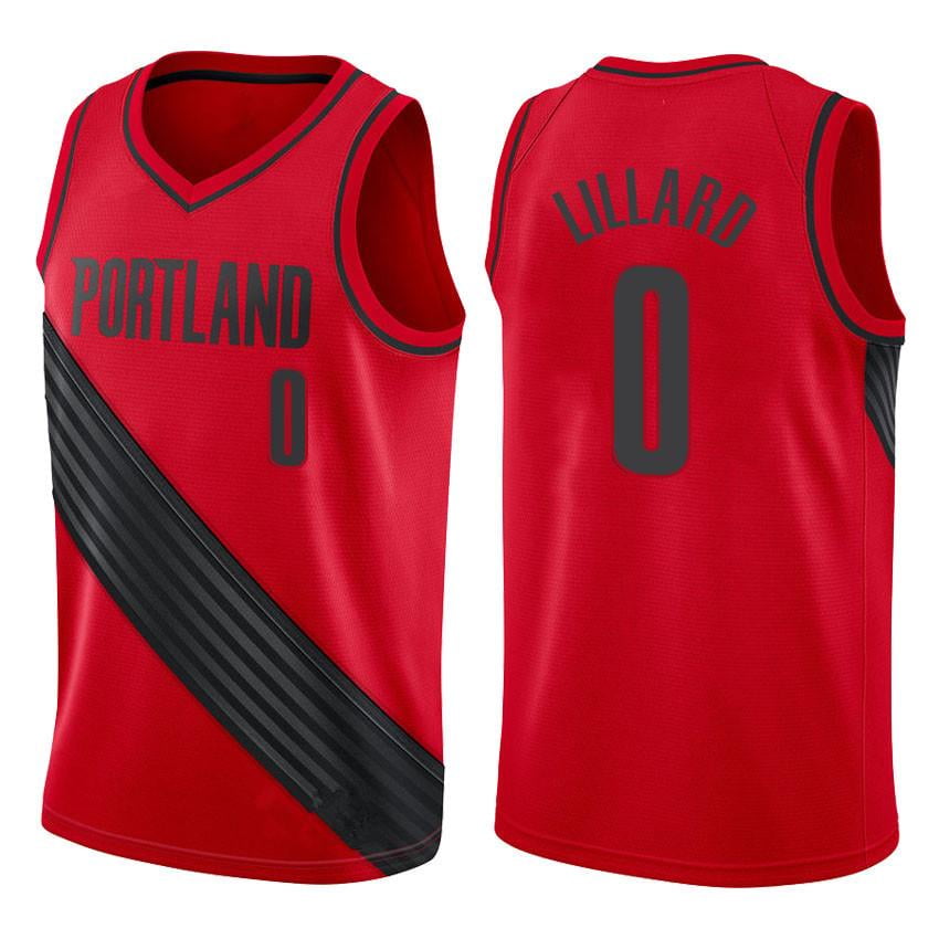 NBA_ Basketball Jerseys Portland''Trail''Blazers''Damian 0 Lillard