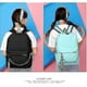 thumbnail image 4 of Bolso de escuela ocasional del estudiante de la mochila recargable USB impresa rosa negra, 4 of 5