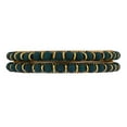 thumbnail image 7 of Efulgenz Indian Beaded Bangles Faux Pearl Peacock Green Bangle Traditional Wedding Bridal Bollywood Handcrafted Bracelet Bangle Set for Women (4 Pcs) Size 2.4, 7 of 7