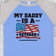 thumbnail image 3 of Inktastic My Daddy is a Veteran Gift Toddler Boy or Toddler Girl T-Shirt, 3 of 4
