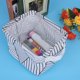 thumbnail image 5 of Cesta de almacenamiento de cosméticos de papelería, caja organizadora de escritorio para juguetes de bebé, contenedor blanco, 5 of 8