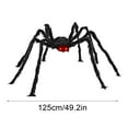 thumbnail image 3 of PALIFEUR Halloween Spider Outdoor/Indoor Decorations, 49.2 Inch Scary Giant Spider Props with Lights for Halloween Outside Decor, Indoor Party Supplies and Yard Lawns Spiders Decoration, 3 of 9