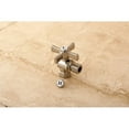 thumbnail image 2 of Kingston Brass CC33102 3/8" FIP x 3/8" OD Comp Quarter-Turn Angle Stop Valve, Polished Brass, 2 of 7