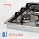 thumbnail image 5 of Estufa Empotrable Nevashel Parrilla a Gas 5 Quemadores AD-15 Plata y Negro, 5 of 7