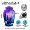thumbnail image 2 of SABURIAL Bear Cremation Urn for Men & Women - Unique Urns for Adult - Combo 1 - Large with 3 Inch Pack of 1 - Burial Urn Adult Human - Memorial Urns for Ashes - Human Remains for Mom & Dad, 2 of 7
