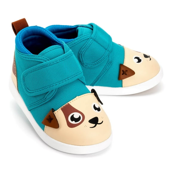 ikiki Puppy Squeaky Toddler Shoes / Teal