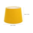thumbnail image 2 of AURARMLET Decorative Lamp Shades Cloth Yellow Light Diffusion Family 1Pack, 2 of 6