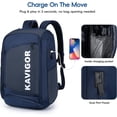 thumbnail image 4 of Pickleball Bag, Large Pickleball Backpack Holds 4 to 6 Paddles, Shoes Compartment & Wet/Dry Pocket (9 Pockets), Charge Port, 4 of 8