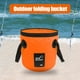 thumbnail image 2 of Greeniant Cubo de agua plegable de PVC, lavabo, viaje, Camping, pesca, canotaje, organizador reutilizable, accesorios de contenedor Pescar Naranja 20L Greeniant OD022092-06, 2 of 6
