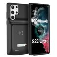 thumbnail image 1 of Funda de batería NEWDERY para Galaxy S2 Ultra de 10000 mAh, color negro, 1 of 7