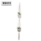 thumbnail image 1 of Yuarrent Cestas colgantes 100 hechas a mano, soporte para plantas, macramé, colgador de plantas, maceta para colgar en la pared interior, soporte para Jardín y Patio No.29 Yuarrent HA001777-29, 1 of 6
