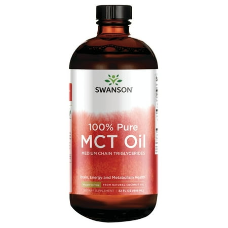 Swanson 100% Pure Mct Oil 14 G 32 fl oz Liquid