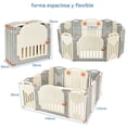 thumbnail image 4 of 14 Panel Barrera de Seguridad Parque Infantil para Bebé de HDPE con Cerradura Base de Ventosa, 4 of 9