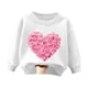 thumbnail image 4 of Odeerbi 1-10 Años Niños Niñas San Valentín Trajes Love Print Cuello Redondo Sudaderas Pantalones Sudadera Heart Print Suave Manga Larga, 4 of 5