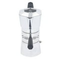 thumbnail image 1 of 2 Cups Moka Pot, Aluminum Alloy, Flip Top Lid, Easy To Use, Compatible With All Stoves, Better Brewing Effect, 1 of 8