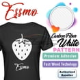 thumbnail image 1 of Essmo White Carbon Fiber Heat Transfer Vinyl HTV T-Shirt 20" Iron On Heat Press SP28 20"x24", 1 of 6