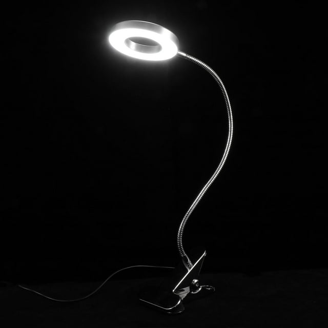 Luxshiny Lampe de Bureau LED Bras Long en Alliage d'Aluminium Style Simple Lecture 1 Ensemble
