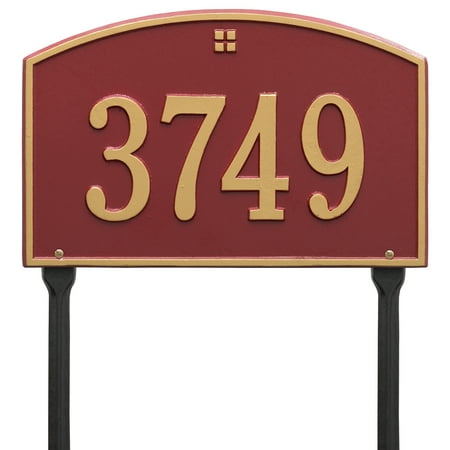 1177RG Cape Charles - Standard Lawn - One Line in Red/Gold