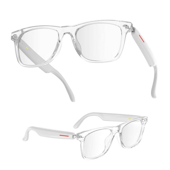 TUTT Bluetooth Smart Glasses Anti-Blue Ray | Wireless Call & Music AI Voice & Camera Control Sunglasses | E13 Anti Blue Ray Test Kit | Replaceable With Prescription