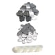 thumbnail image 5 of 100 Insignias de Botón en Blanco, Suministros de Hierro, Materiales de Artes DIY, Fabricación de Insignias, 5 of 9