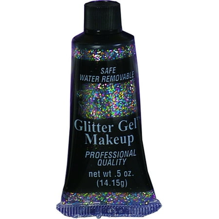 0.5 Ounce Glitter - Deluxe Rainbow Multi-Color Glitter 0.5 Ounce Tube Halloween Costume Make-Up