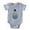 Heather Grey, variant on CafePress - Baby Emperor Penguin - Cute Infant Baby Football Bodysuit