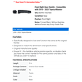 thumbnail image 2 of Front Right Door Handle - Compatible with 2010 - 2020 Toyota 4Runner 2011 2012 2013 2014 2015 2016 2017 2018 2019, 2 of 2