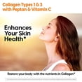 thumbnail image 5 of Doctor's Best Colágeno tipos 1 y 3 con Peptan, sin OGM, sin gluten, sin soja, apoya el cabello, la piel, las uñas, los tendones y los huesos, 1000 mg, 180 tabletas, 5 of 5