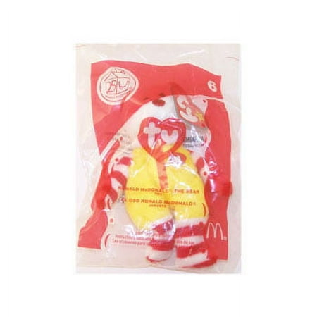 Ty Collectible Ronaldo McDonald the Bear Stuffed Animals and Plush Toys
