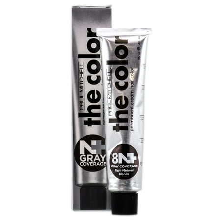 Paul Mitchell Hair Color The Color - Color : 8N+ - Gray Coverrage Light Natural (Best Hair Color For Grey Hair Coverage)
