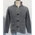 thumbnail image 5 of Men's Knit Cardigan Sweater Button Front Long Sleeve Regular Fit Casual Jacket, 5 of 7