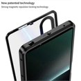 thumbnail image 4 of For Sony Xperia 1 V Matte Case Aluminium Alloy+pc Phone Cover With Pop-up Snap Lock, 4 of 5