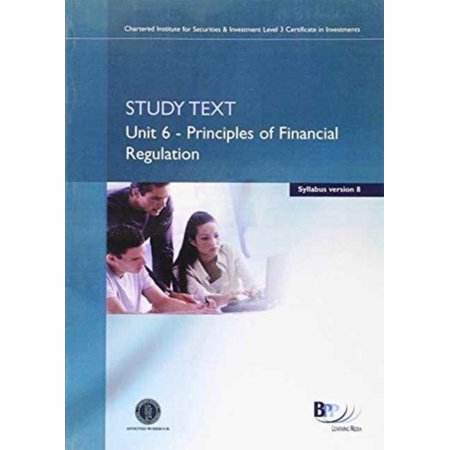 Cisi Certificate Principles Of Financial Regulation