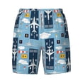 thumbnail image 5 of Rocae Airplanes and Aviation Signs for Men's Swim Trunks Quick Dry With Two Side Pockets and One Lined Patch Pocket3X-Large, 5 of 9