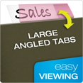 thumbnail image 3 of Pendaflex 42-PIN Hanging File Folder Tabs- 1/5 Tab- 2 in- Pink Tab/White Insert- 25/Pack, 3 of 5
