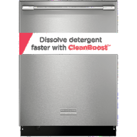 Frigidaire Professional 24  Stainless Steel Tub Dishwasher with CleanBoostâ„¢