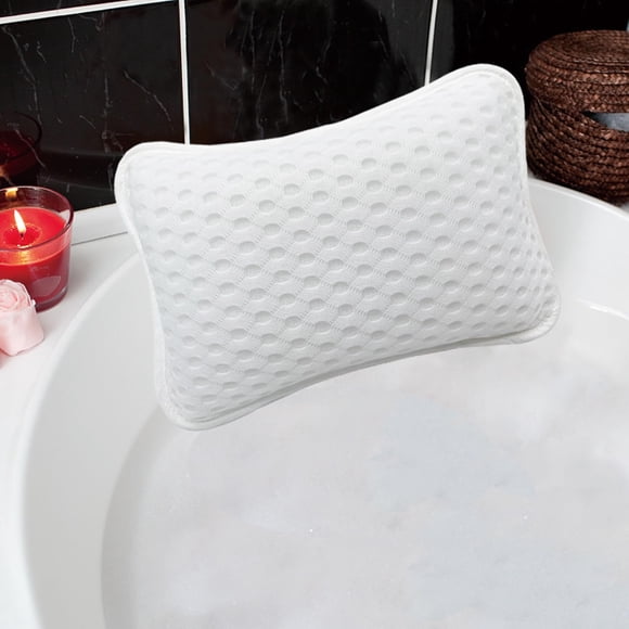 Almohadas de baño Rasenoo para bañera, bañera de hidromasaje con ventosas