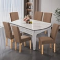 thumbnail image 5 of Stretch Chair Covers for Dining Room Kitchen Seat Protectors Washable Fabric Slipcovers for Wedding Banquet Decorations Full Coverage Elastic Design for Furniture Protection, 5 of 6