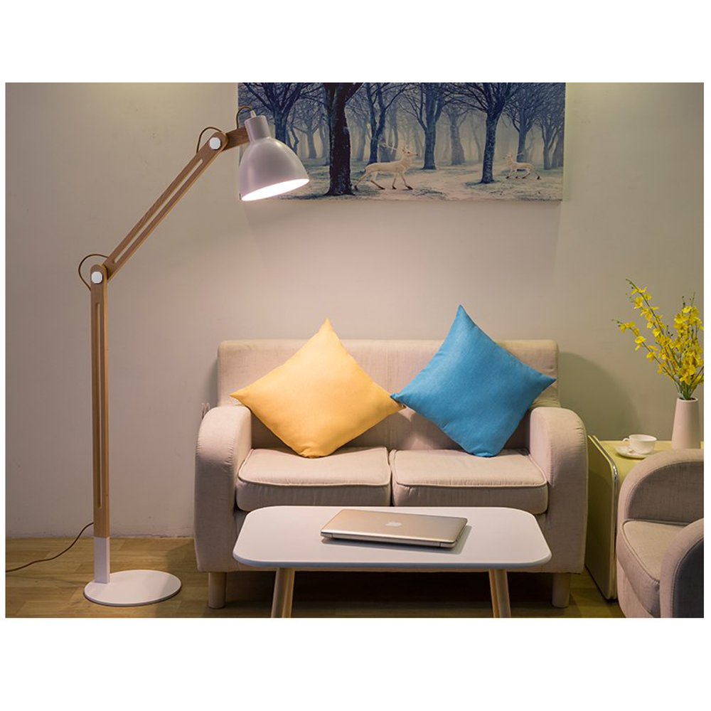 Warm Personality Creative Vertical Long Arm Folding Sofa Floor Lamp