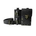 thumbnail image 2 of Segolike Medieval Belt Bag Belt Pouch Waist Bag for Men Costume Props Accessories Black, 2 of 8