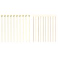 thumbnail image 1 of 20Pcs Stainless Steel Cocktail Picks Fruit Toothpicks Appetizer Drink Sticks, 1 of 8