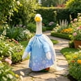thumbnail image 6 of 23 Inch Goose Decorative Outfit, Breathable Fabric Statue Clothing, Garden Ornament Accessory, Universal Courtyard Wear for Porch Sculpture, Yard Art and Holiday Layout, 6 of 7