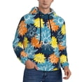 thumbnail image 2 of Sikiie Sunflowers Men's Hoodie, Essentials Hoodie, Sweatshirt, Pullover Hooded Sweatshirt for Men-XX-Large, 2 of 7